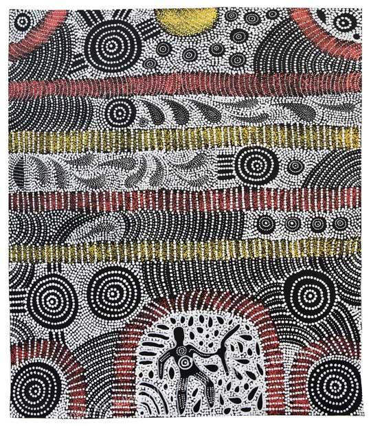 Stephen Pitjara Glenelg Art Gallery
