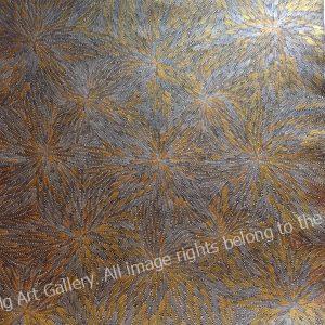 Aboriginal Artist Bernadine Johnson Bronze Medicine Leaves